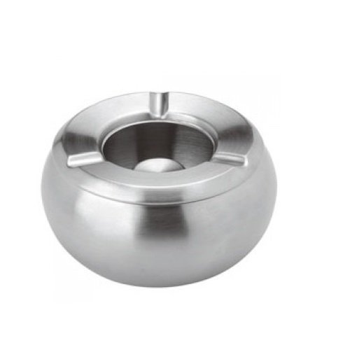 Luxpresso Windascher / Windaschenbecher Edelstahl / Aschenbecher für draußen, ØxH=10,5x6 cm