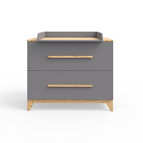 VICCO Wickeltisch Malia Wickelkommode Baby Kids Wickelregal Babymöbel Kommode Wickelauflage abnehmbar ++ auch als SIDEBOARD stellbar
