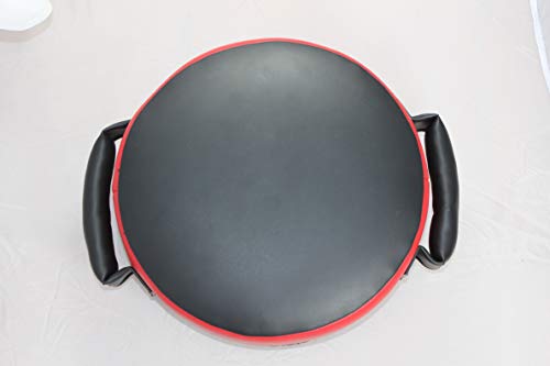 Lisaro Runde Fokus Pad, Pratze MMA Muay Thai Taekwondo, Handschlagpolster, Treten/Schlagen/Boxen/Kampfsport Training, Coach Box-Schlagpolster Kick Schild 32 X 10 mit Zwei Griffe.