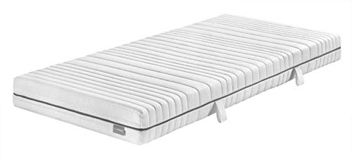 Traumnacht Komfort 7-Zonen 500er Tonnentaschenfederkernmatratze Härtegrad H3 (mittelfest) - 80 kg bis 100 kg, 90 x 200 cm