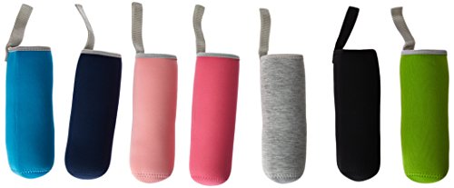 Sunkey Flaschenhülle Neopren 550ml Isoliert Water Bottle Sleeve Cover 7 pcs