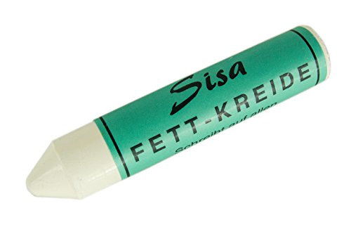 1 Stück Reifenkreide Weiß Sisa / Fettkreide / Reifen / Werkstatt / Vulkanisation / weiß / Kreide / Signierkreide / Wachskreide / RAIDEX / Made in Germany / Wasserfest /Schreiben auf Fast allen Untergruenden / farbstark / bruchfest / Farbstifte / Paraffinwachs / zum Beschriften / Optimale Haftung /