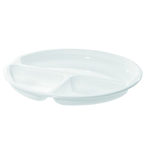 Westmark Mikrowellen-Menüteller, Ø 25 cm, Kunststoff, Weiß, 22402270