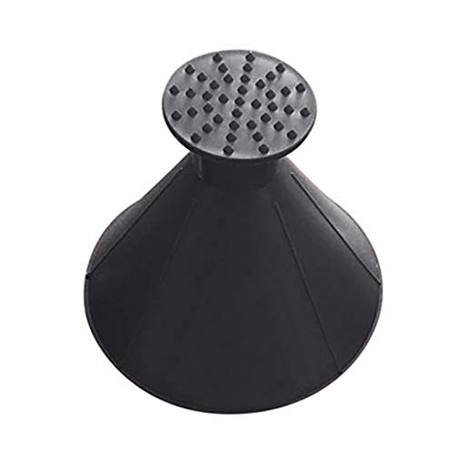 NEEDRA Kratzen Sie EIN rundes magisches kegelförmiges Windschild-Eiskratzer-Schneeschaufelwerkzeug (Schwarz)