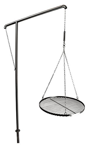 Grillgalgen aus Edelstahl V2A - Höhe 2,3m - Gartengrill / BBQ / Schwenkgrill