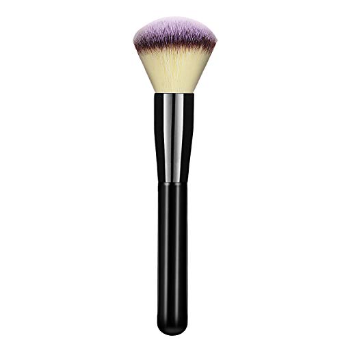 Make-Up Pinsel Schminkpinsel Kosmetikpinsel Rougepinsel - Hanamichi Foundation Pinsel Gesichtspinsel - Ideal für Cremige, Pudrige oder Flüssige Foundation - Mischen, Tüpfeln, Polieren - Rouge, Bronzer