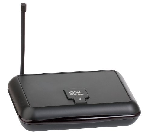 One For All Kabelloser 2,4 GHz TV-Sender - Für Fernseher mit SCART-Anschluss - Schwarz - SV1715