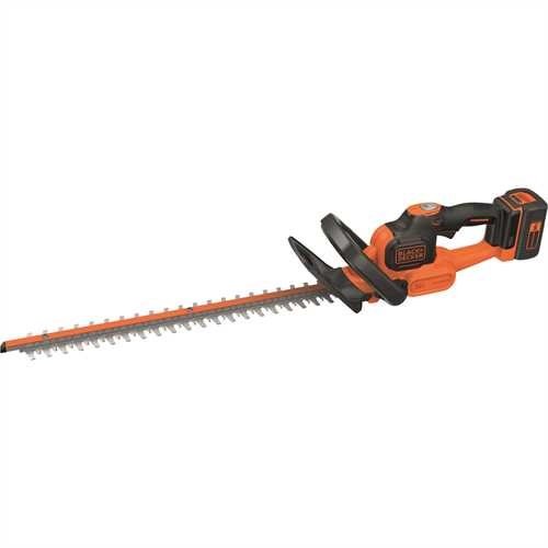 Black+Decker Akku Heckenschere GTC36552PC mit Antiblockierfunktion, Schnell-Ladegerät und hohem Bedienkomfort/22mm Schnittstärke/36V/55cm Sägeblatt-Länge/3kg/Mit 2,0Ah Akku und 1,3A Ladegerät