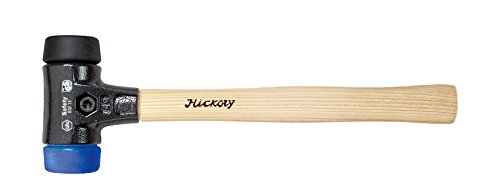 Wiha Safety Schonhammer / Hammer mit Härtegrad 1 - blau, schwarz / Kunststoffhammer rund, Gewicht 300 g, Länge 290 mm, Ø 30 mm