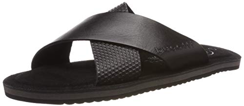 Bugatti Herren 311703801100 Pantoletten, Schwarz, 1000