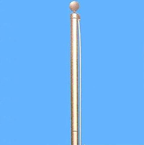 flaggenmeer Flaggenmast aus Aluminium - 6,2 m hoch 6,2 m