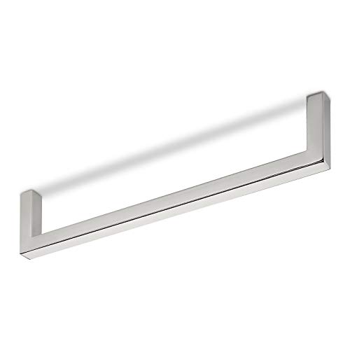 Garderobenstange NORM BA 288 mm Edelstahl poliert für Schrankmontage Kleiderschrankstange Garderobenbügel Kleiderbügelhalter von JUNKER Design