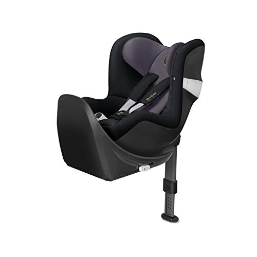 CYBEX Gold Kinder-Autositz Sirona M2 i-Size, Für Kinder ab 45 cm bis 105 cm (max. 19kg), Inkl. Base M, Premium Black