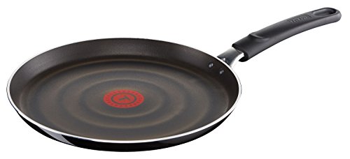 Tefal So Intensive D50310 Crêpepfanne, 25 cm, antihaftversiegelt, schwarz/metallic