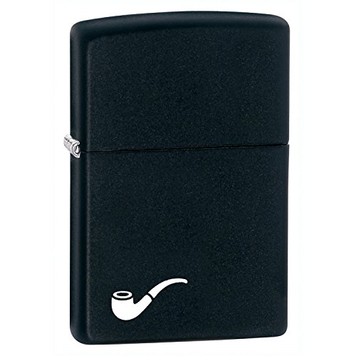 Zippo 2002677 Feuerzeug 218PL Matte Pipe Lighter, schwarz