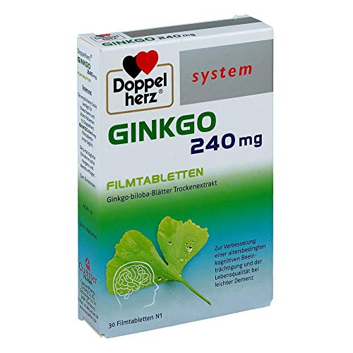 Doppelherz system Ginkgo 240 mg Tabletten, 30 St. Filmtabletten