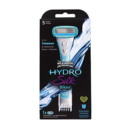 Wilkinson Sword Hydro Silk Bikini Damen Rasierer, mit Trimmer und 1 Klinge, 1 St