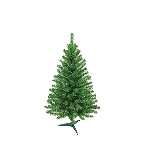 HENGMEI 180cm PVC Weihnachtsbaum Tannenbaum Christbaum Grün künstlicher mit Metallständer ca. 600 Spitzen Lena Weihnachtsdeko (Grün PVC mit Schnee-Effekt, 180cm)
