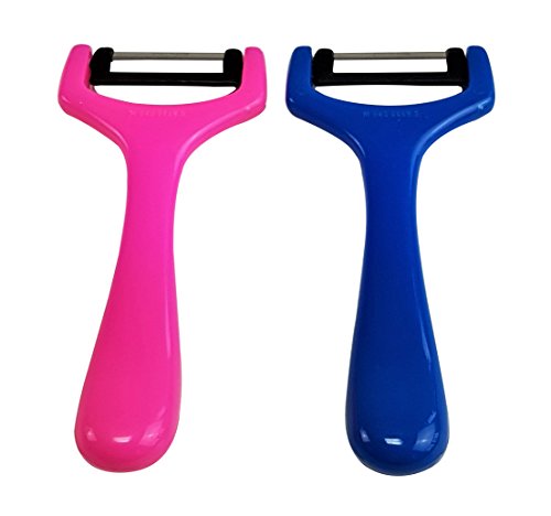 2 Stück Spargelschäler'Solingen' farbig sortiert