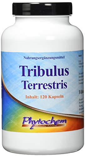 Tribulus Terrestris 1200 mg | Testosteronbooster für Muskelaufbau und Libido | 120 Kapseln hochdosiert | Premium Qualität aus Deutschland