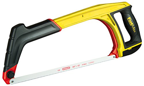 Stanley FatMax 5-in-1 Multifunktionssäge 430mm 0-20-108 / Bügelsäge für Metall, Handsäge & Kurzsäge mit 45° Anschlag / Einfacher werkzeugloser Sägeblattwechsel