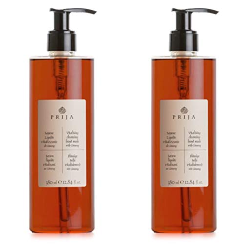 Prija Flüssigseife mit Ginseng 2x 380ml Flakon Seife Soap Wellness