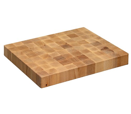 Zassenhaus 0000056266 Hackblock, Buche Stirnholz, braun, 4 x 30 x 45 cm