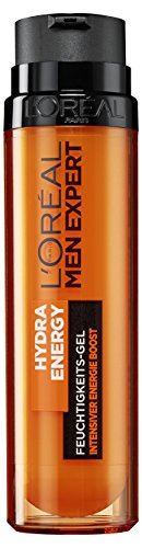 L'Oreal Men Expert Hydra Energy Feuchtigkeits-Gel, Intensiver Energie Boost mit Kreatin, 50 ml