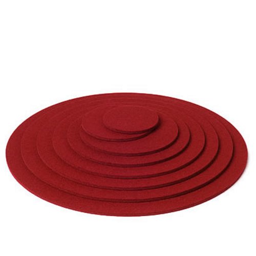 Hey Sign Untersetzer rund, ca 40 cm, Rot 11, Stärke 5 mm