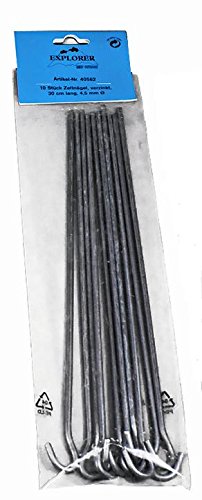 EXPLORER Zeltnagel 30 cm Zelt Nagel Camping Ausrüstung Outdoor Strand Caravaning