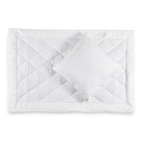 Lumaland Mikrofaser Winter Bettwaren Set, Kopfkissen 80 x 80 cm und Bettdecke 200 x 200 cm