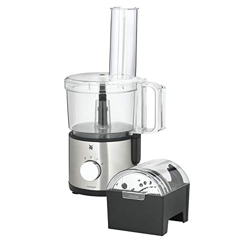 WMF Kult X Edition Küchenmaschine (500 W, mit 5 Zubehör-Scheiben, Knetmesser, Stopfen, Edelstahl-Messer, Behälter 2,0 l)