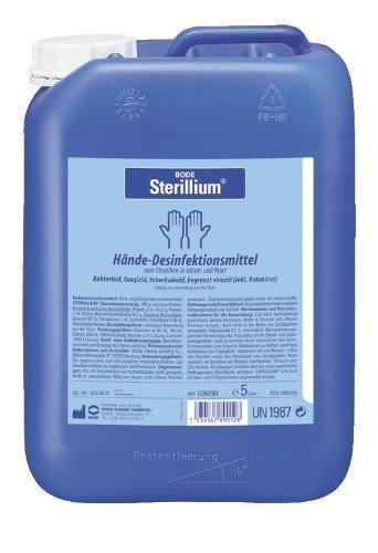 Sterillium Hygiene Haendedesinfektion Desinfektionsmittel 5000ml Flasche