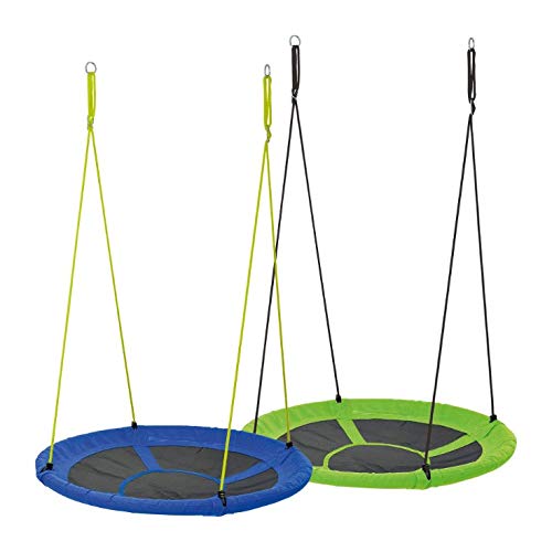Playland Nestschaukel Rundschaukel Ø: ca. 110 cm/Tragkraft: ca. 150 kg (Blau)