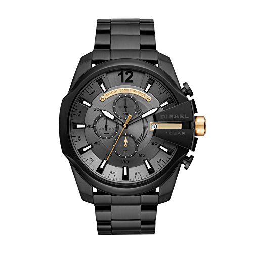 Diesel Herren Chronograph Quarz Uhr mit Edelstahl Armband DZ4479
