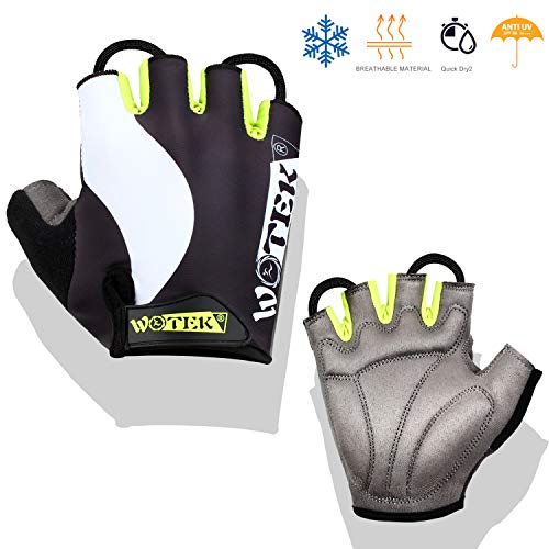 Fahrradhandschuhe männer Sommer wasserdicht halbfinger Fahrrad Handschuhe Herren Damen Touchscreen radhandschuhe Outdoor Trainingshandschuhe-Cycling Sporthandschuhe mit Klettverschluss|Radsport Laufen