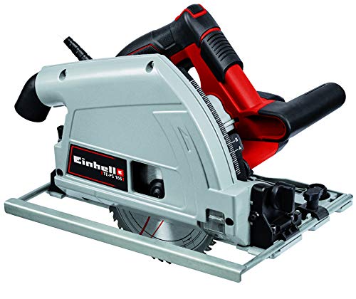 Einhell Tauchsäge TE-PS 165 (220-240 V, 1200 W, Sägeblattdurchmesser 165 mm, werkzeuglose Einstellungen, mit Parallelanschlag, Führungsschiene separat erhältlich)