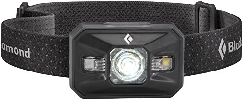 Black Diamond Storm Stirnlampe Black / Robuste und wasserdichte Kopflampe mit 8 verschiedenen Beleuchtungsoptionen inkl. RGB-Nachtsichtmodus / Max. 350 Lumen