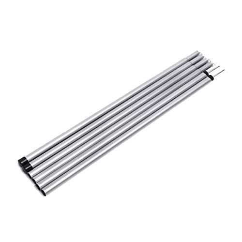 Hipier Zeltstangen Stahl Zelt Aufstellstangen Sonnensegel Stabil Tarp Stangen Pole für Camping Planen oder Tarps Zubehör 2 Stück Set