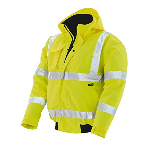 teXXor Warnschutz-Pilotenjacke Whistler wasserdichte, winddichte Arbeitsjacke, XL, gelb, 4118