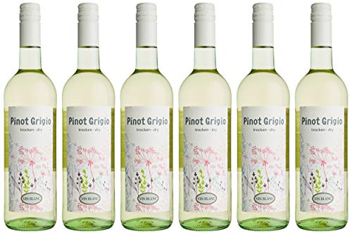 Pilar de Pilars Pinot Grigio Weißwein trocken (6 x 0.75 l)