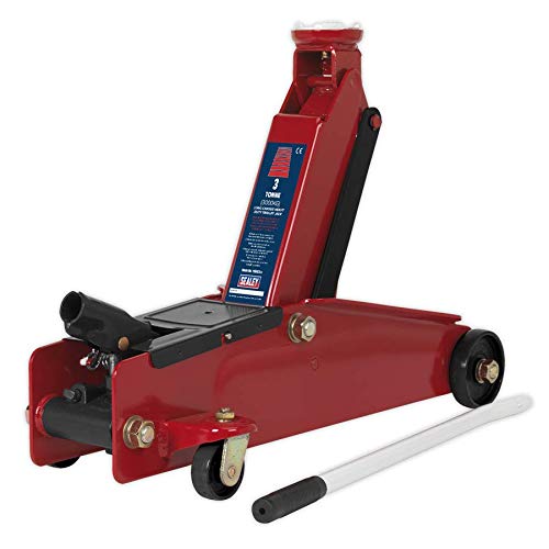 Sealey Charity Edition Wagenheber mit Rollen, 3 Tonnen, rot, 1153CX 0 wattsW, 0 voltsV
