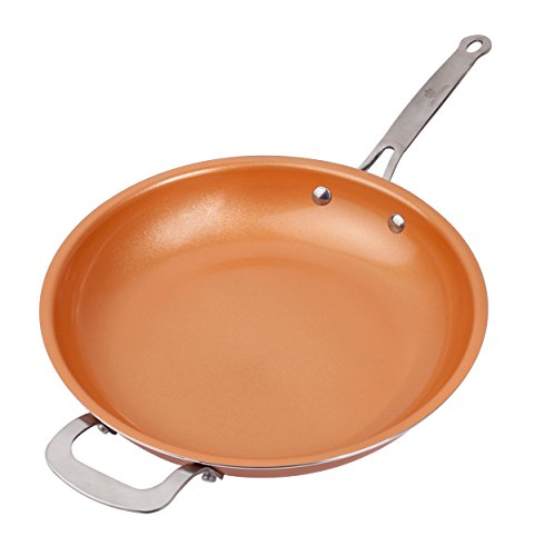 PALEMISO Brat-Pfanne mit Kupfer-Keramik-Titan-Beschichtung (28 cm)