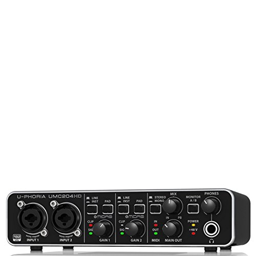 Behringer UMC204HD U-Phoria USB Audio und 'MIDI' Interface