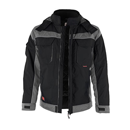 PRO Winterjacke (M, schwarz/grau)
