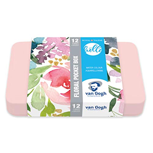 Van Gogh Pocket Box Frau Hölle 12 Farben (10 Grundfarben + 2 Metallic) Aquarellfarben