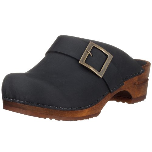 Sanita Damen Urban open Clogs, Schwarz (black 2), 39 EU