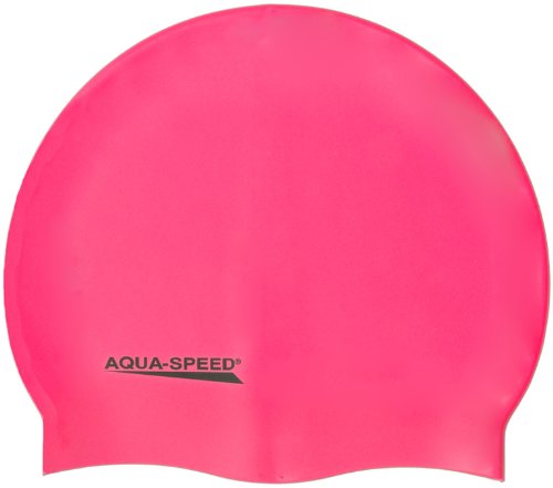 AQUA-SPEED - Bademütze / Schwimmkappe - Super-stretch Mega 100-03 (rosa)