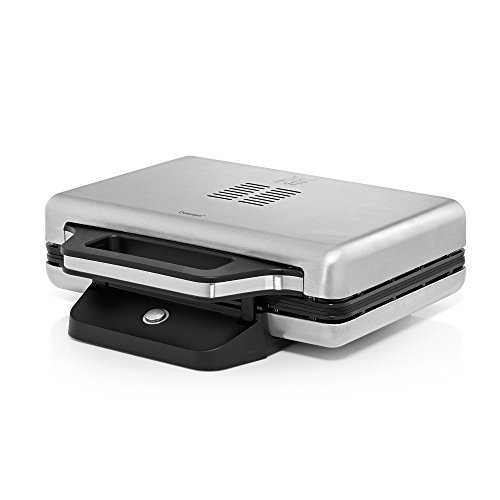 WMF LONO Sandwichtoaster, Sandwichmaker, für 2 Standard- oder XXL-Toasts, 2-stufige Höhenanpassung für mehr Füllung, cromargan matt/silber [Energieklasse A-C]