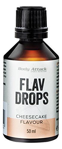 Body Attack Flav Drops, Cheesecake, 1er Pack (1 x 50 ml)